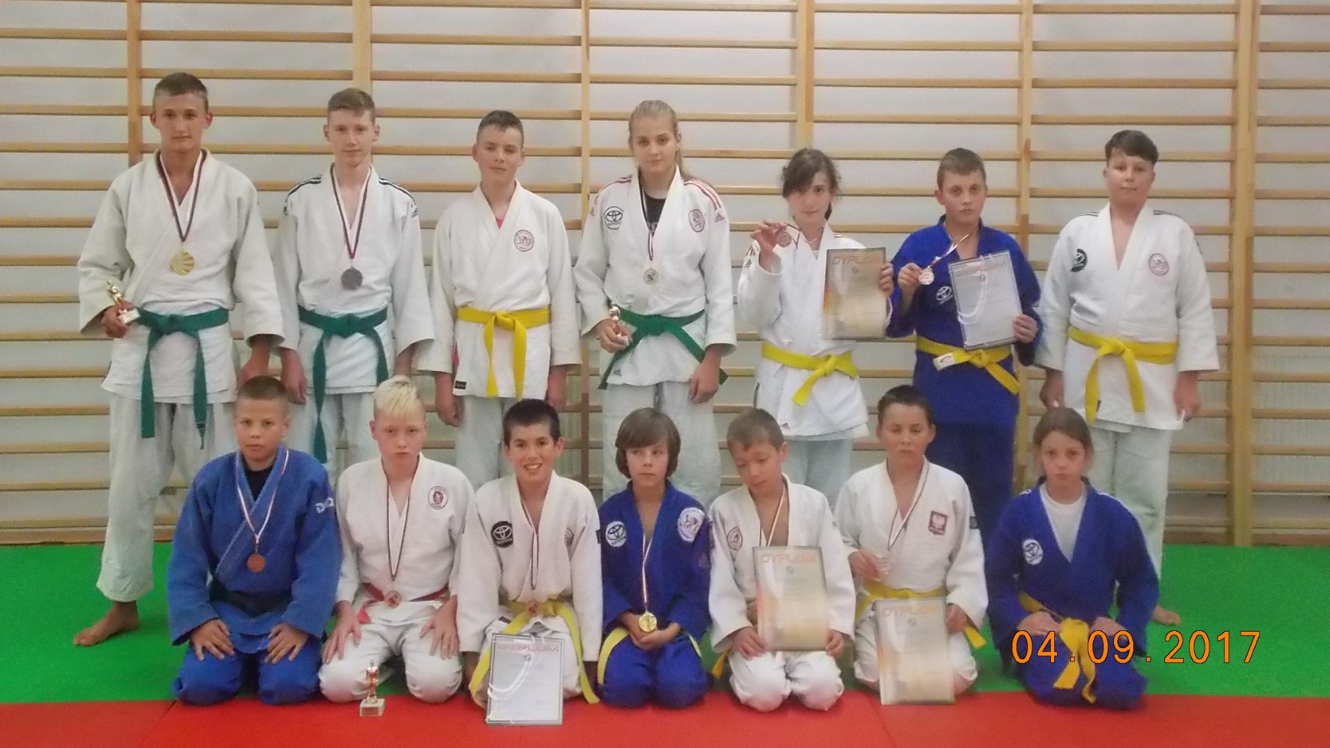 Judocy z medalami