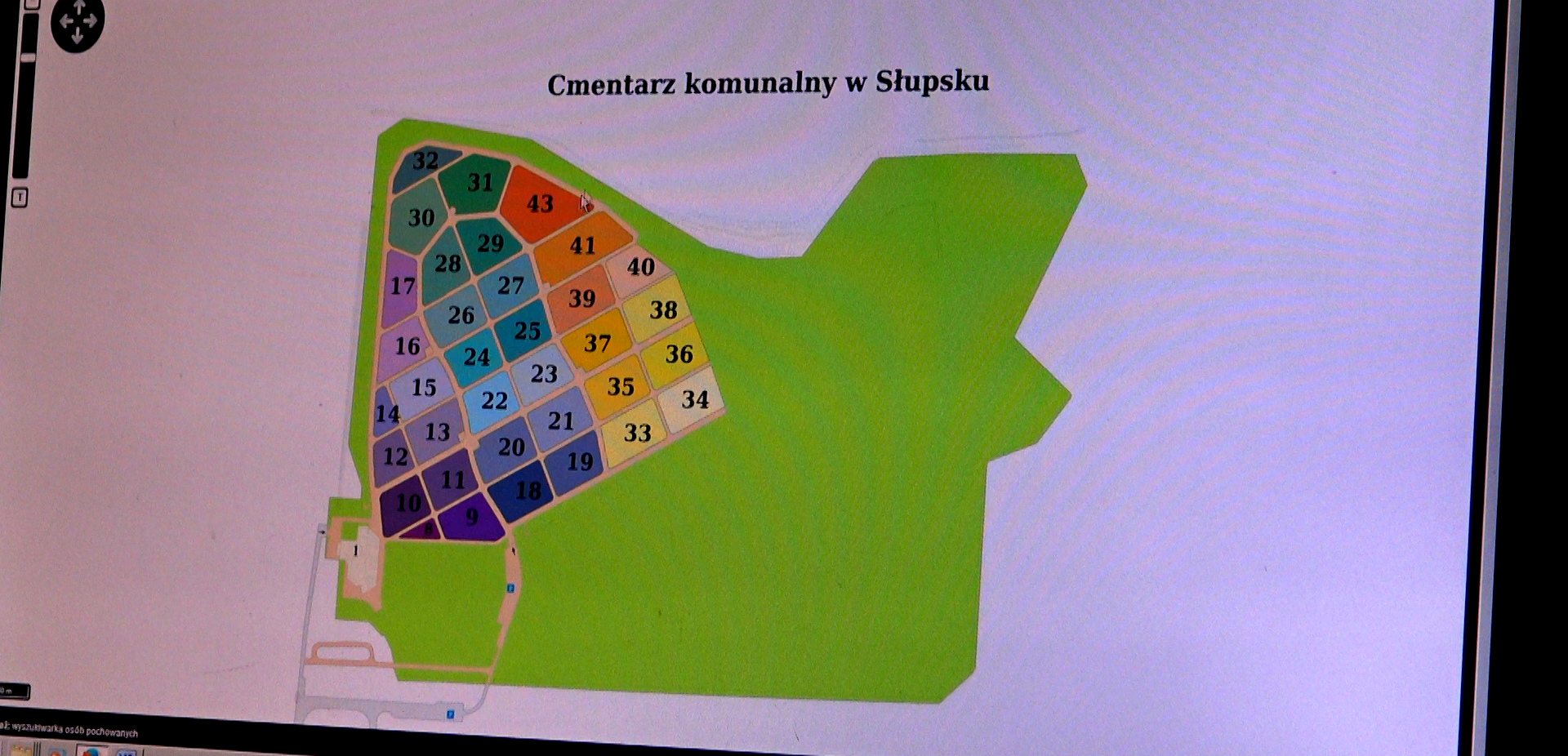 System lokalizacji grobów