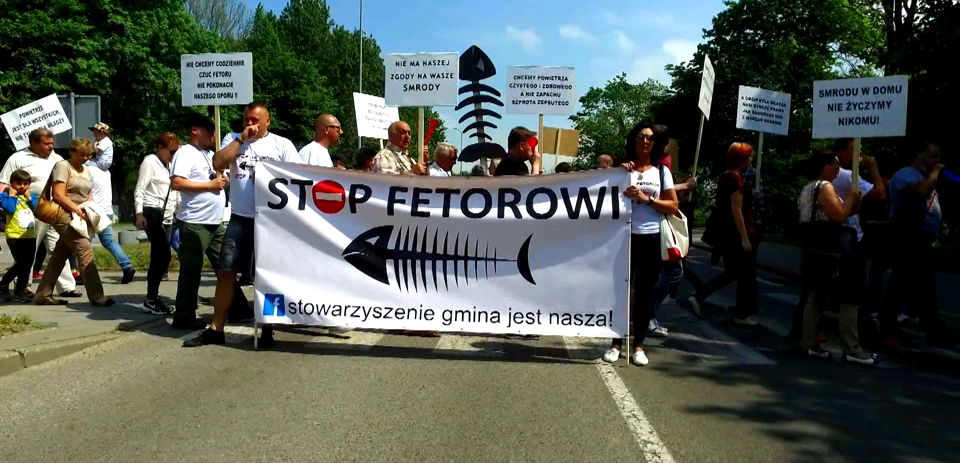 Protest na drodze