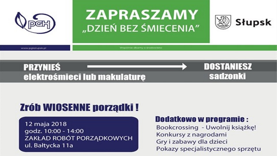 Kwiaty w zamian za śmieci