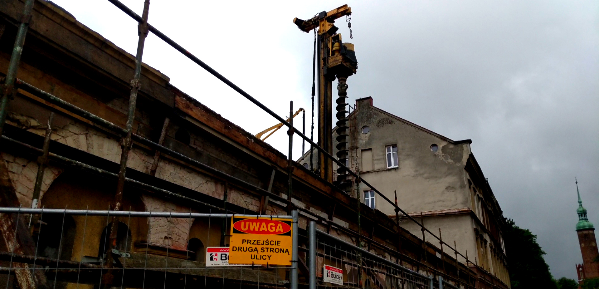 Wozownia w budowie