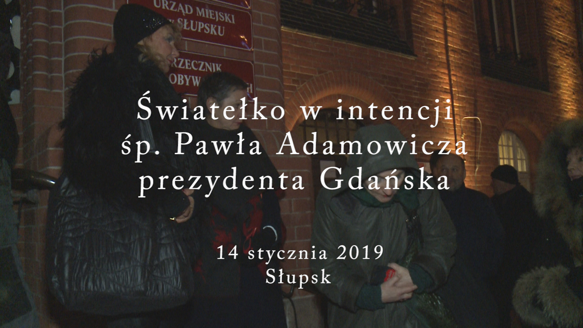 Światełko w intencji śp. Pawła Adamowicza